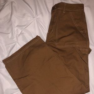 Brown Wide legged high waisted Pants